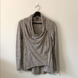 Draper full zip front sweater